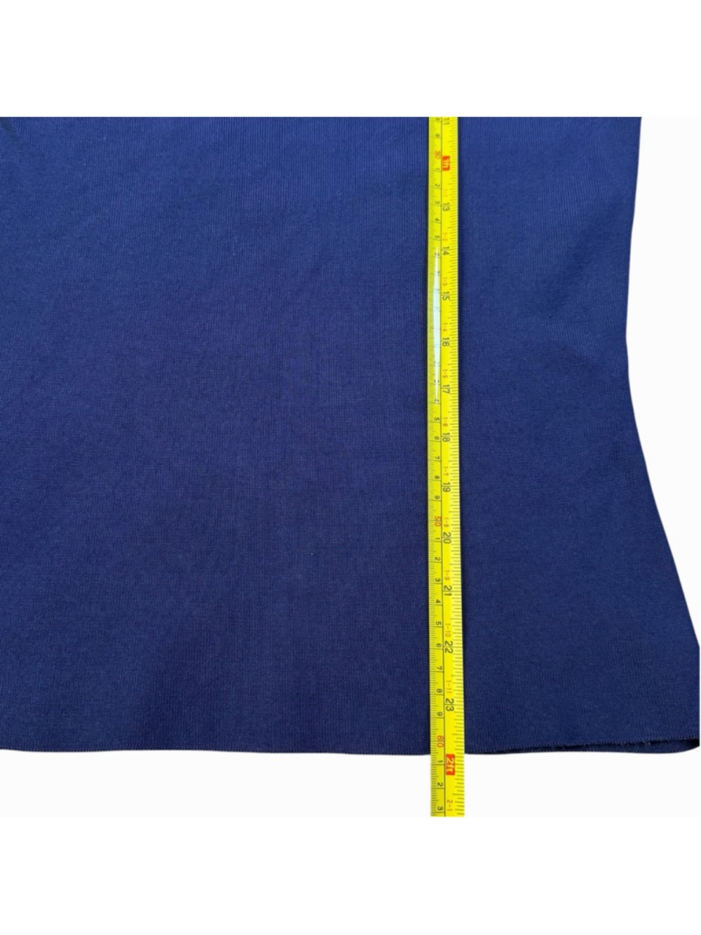 Jonathan Simkhai Signature Flared Bell Sleeve Knit Sweater In Navy Blue Sz Small - Picture 8 of 8